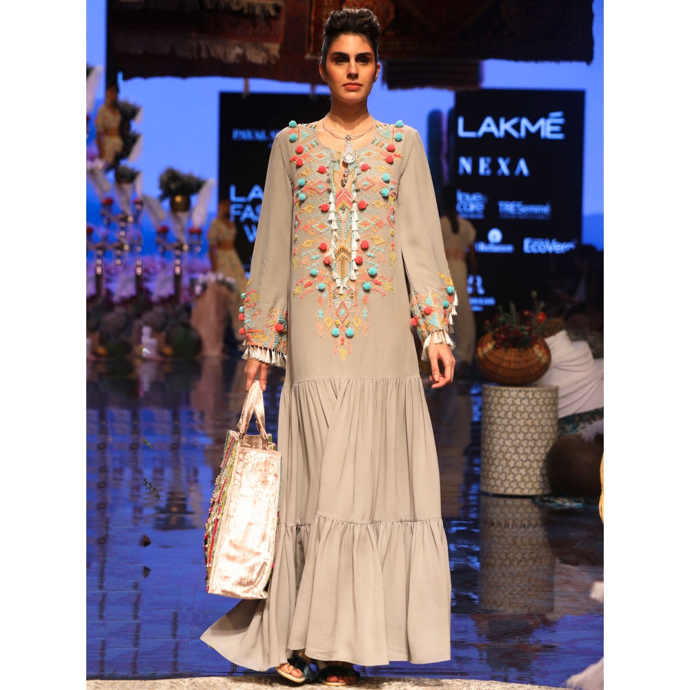 Payal Singhal Marita Embroidered Maxi Dress