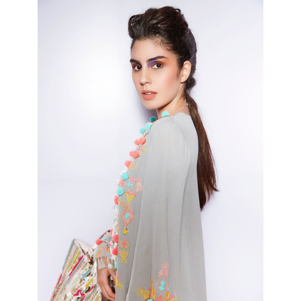 Payal Singhal Marita Embroidered Maxi Dress