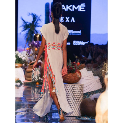 Payal Singhal Maia Embroidered Kaftan Dress