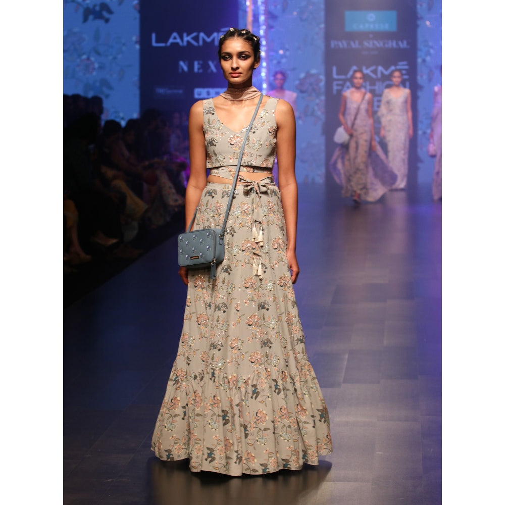 Payal Singhal Amina Lehenga with Blouse & Dupatta (Set of 3)