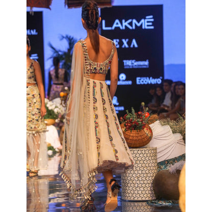 Payal Singhal Ema Embellished Lehenga with Blouse & Dupatta (Set of 3)