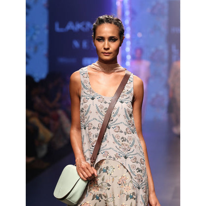 Payal Singhal Anira Asymmetric Kurta with Palazzo & Dupatta (Set of 3)