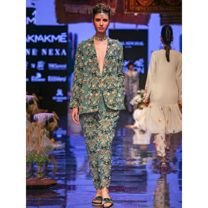 Payal Singhal Selma Printed Jacket With Pants (Set of 2)