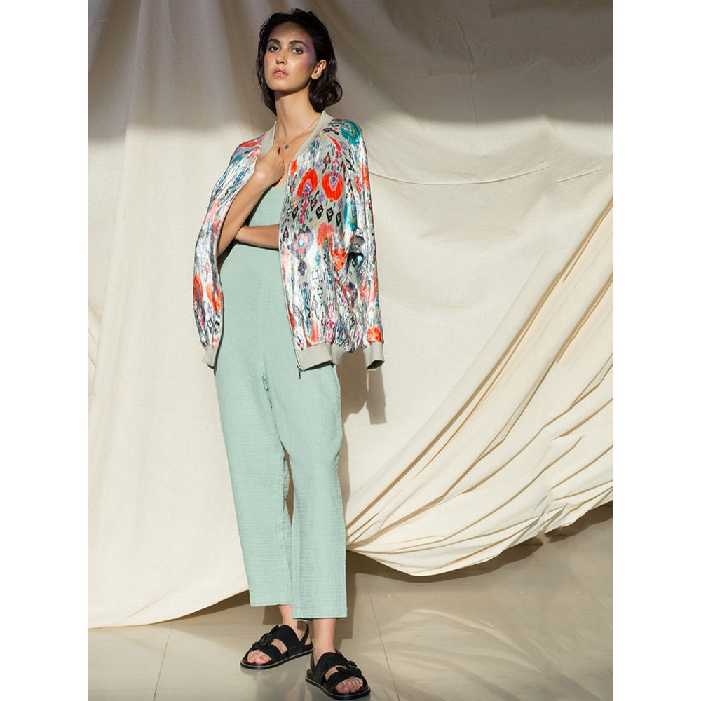 PS Pret by Payal Singhal Ikat Printed Bombar Jacket