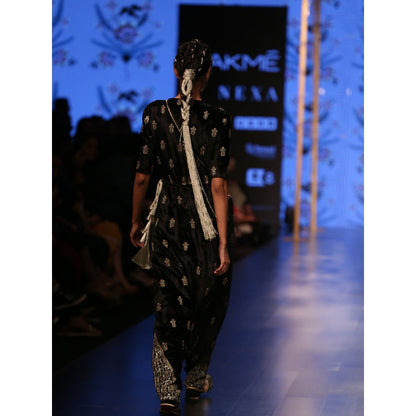 Payal Singhal Uzbek Velvet Low Crotch Jumpsuit