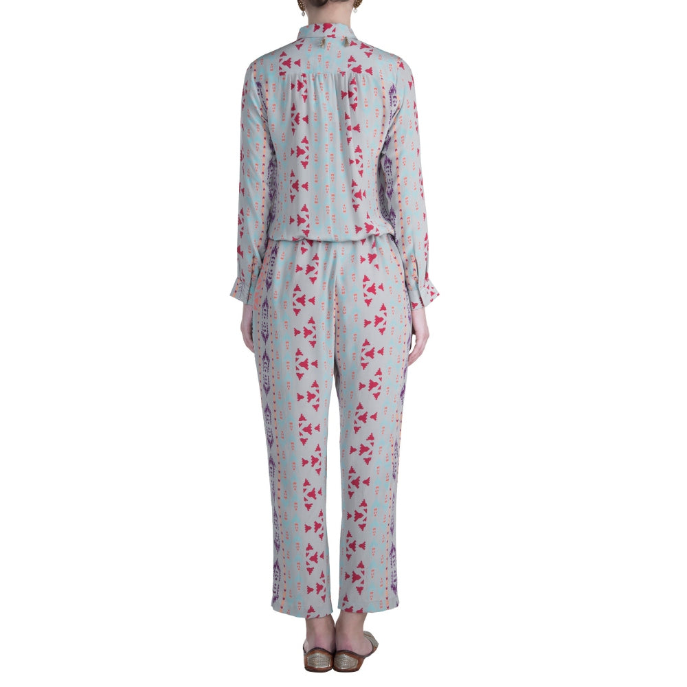 PS Pret by Payal Singhal Tamara Printed Crepe Jumpsuit