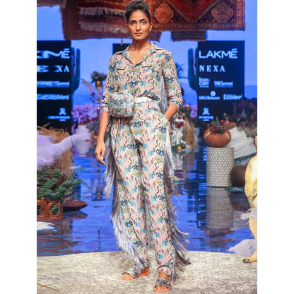 Payal Singhal Ista Printed Crepe Jumpsuit