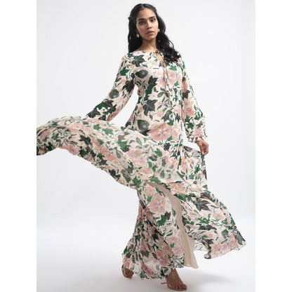 PS Pret by Payal Singhal White Abutilon Boho Maxi Dress
