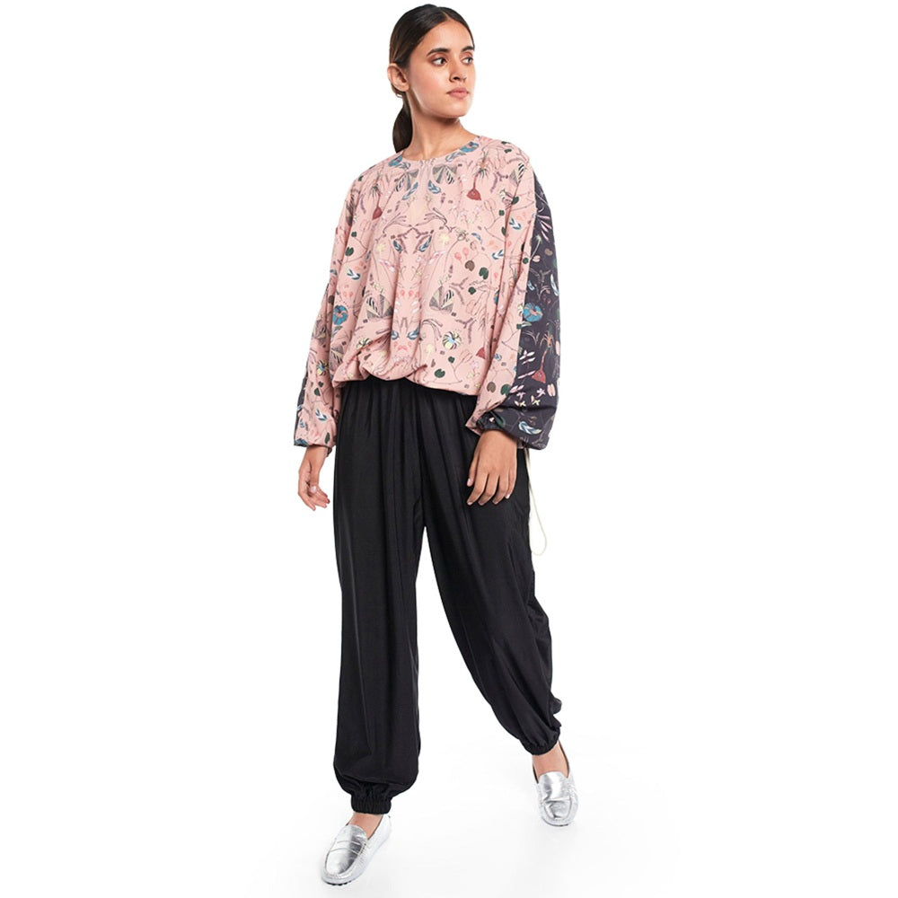 PS Pret by Payal Singhal Crepe Peach Floral Tunic