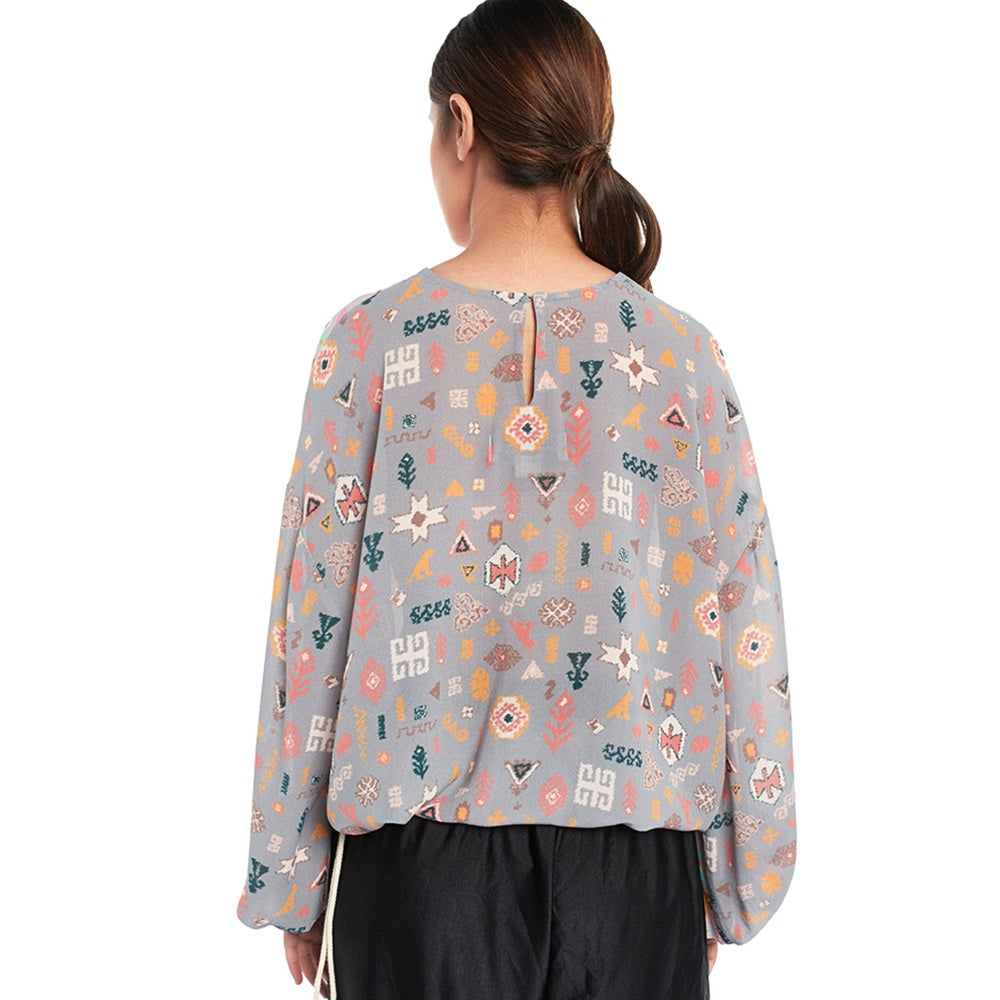 PS Pret by Payal Singhal Crepe Lavender Printed Tunic