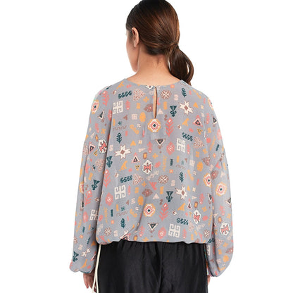 PS Pret by Payal Singhal Crepe Lavender Printed Tunic