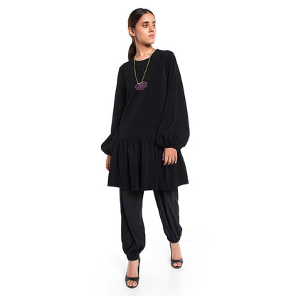 PS Pret by Payal Singhal Crepe Black Solids Tunic