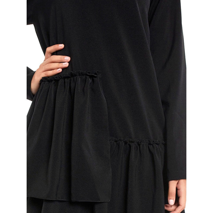 Ps Pret By Payal Singhal Crepe Black Solids Tunic