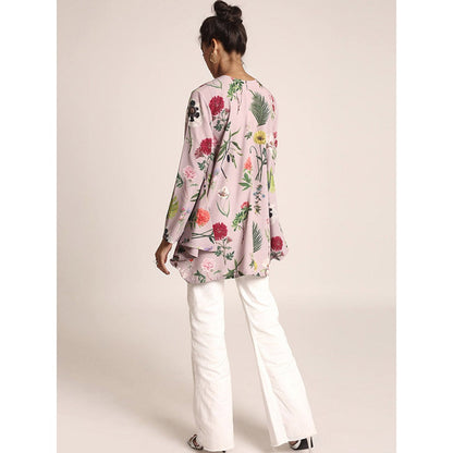 PS Pret by Payal Singhal Lilac Printed Art Crepe Tunic