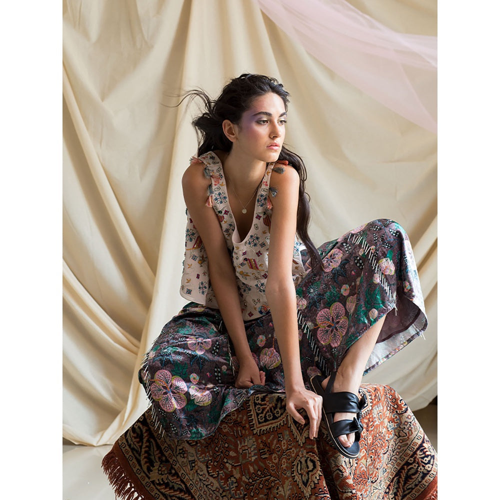 Ps Pret By Payal Singhal Brown Skirts