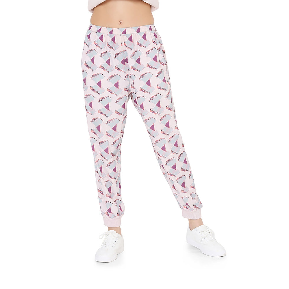 PS Pret by Payal Singhal Pink Colour Printed Art Bomber Jacket with Jogger Pant (Set of 2)