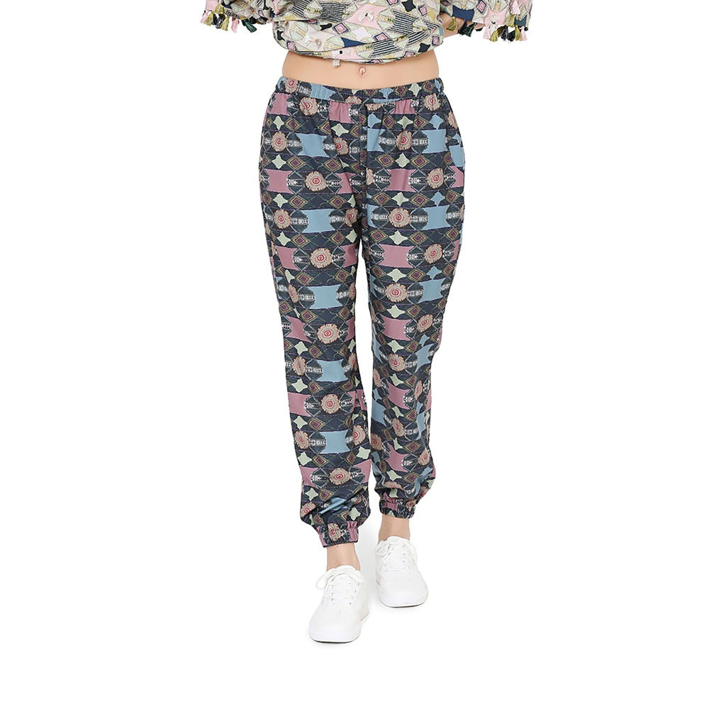 Ps Pret By Payal Singhal Printed Oversized High-Low Kaftaan Top With Jogger Pant (Set Of 2)