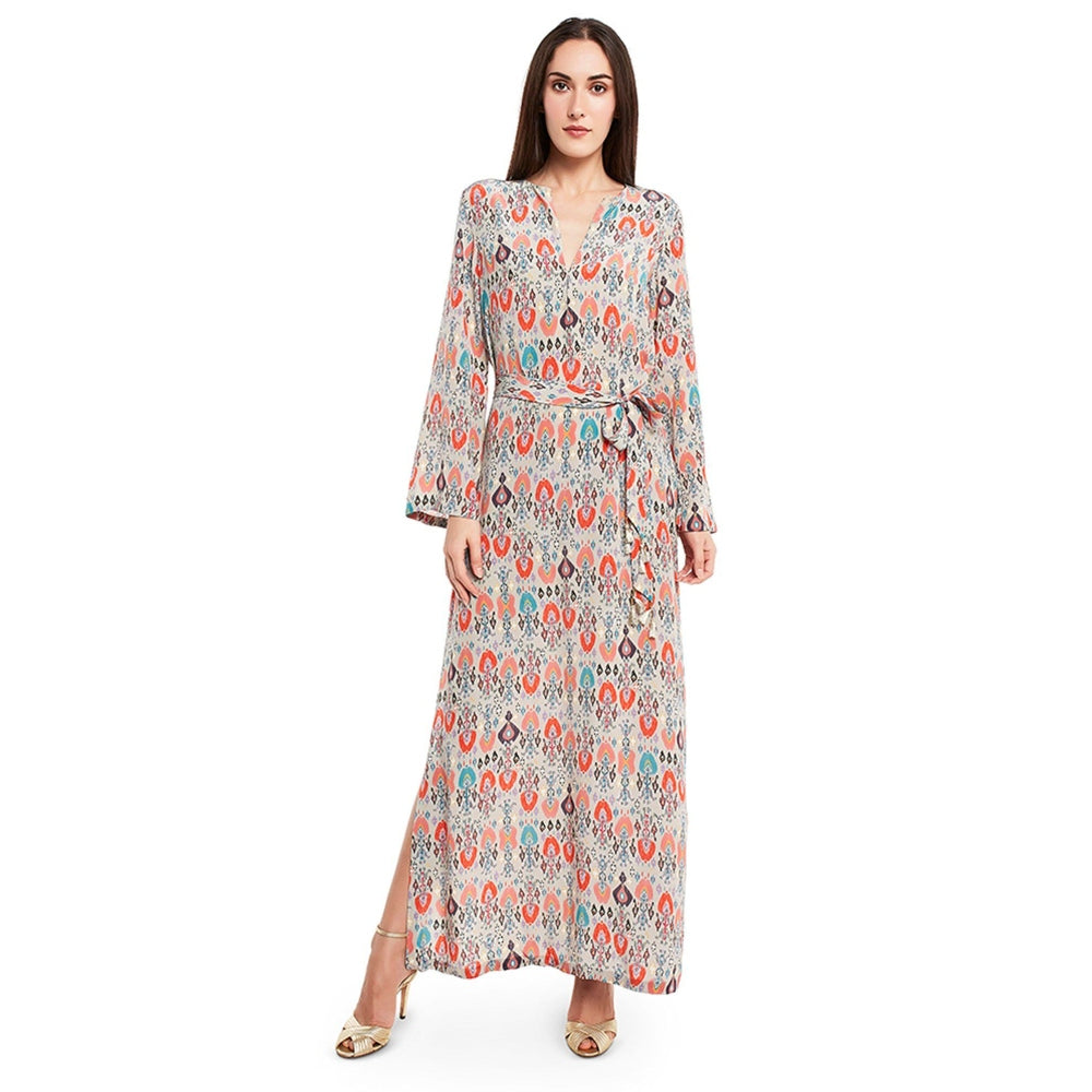 PS Pret by Payal Singhal Stone Printed Crepe Kaftan