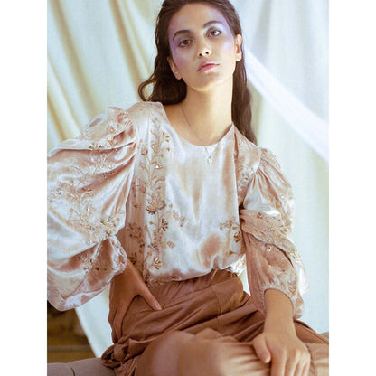 PS Pret by Payal Singhal Thea Stone Velvet Top