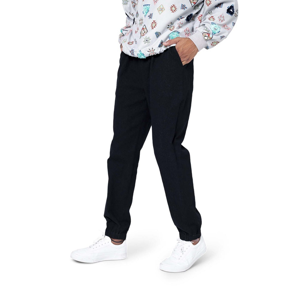 PS Men by Payal Singhal Grey Oversized Top with Black Jogger Pant - Set of 2