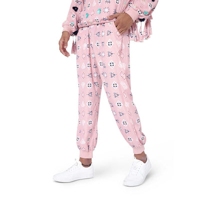 PS Men by Payal Singhal Pink Oversized Top with Jogger Pant - Set of 2