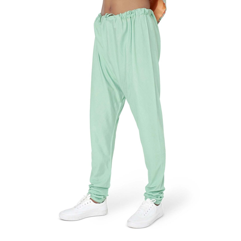 PS Men by Payal Singhal Coral Sherwani and Mint Churidar - Set of 2