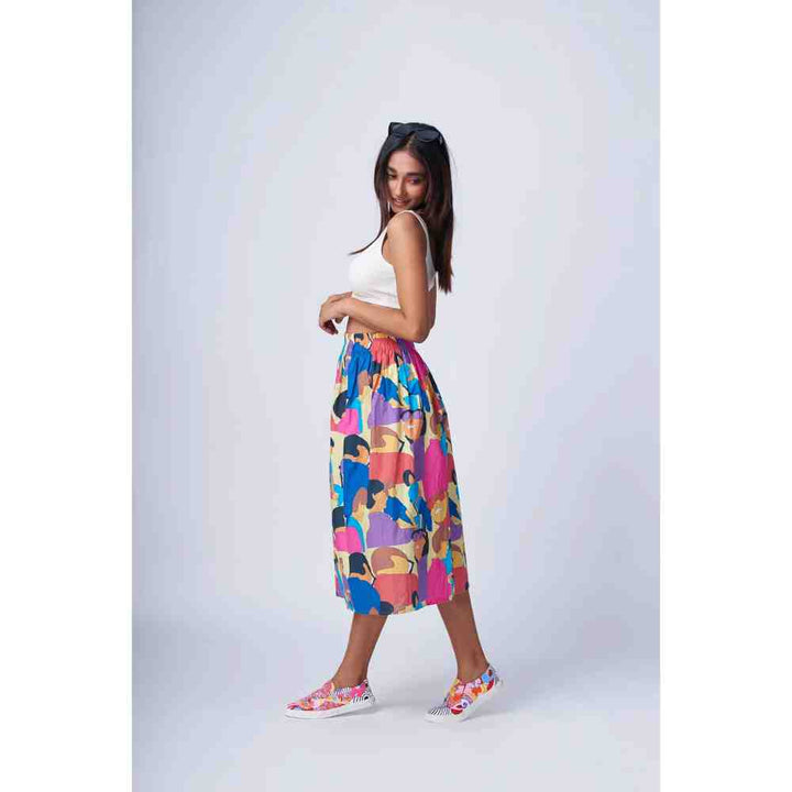 RadhaRaman Multi-Color The Hoi Polloi Skirt
