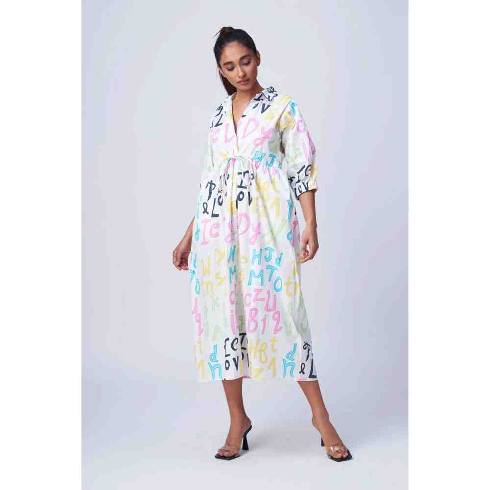 RadhaRaman Multi-Color Lkg Hkg Midi Dress