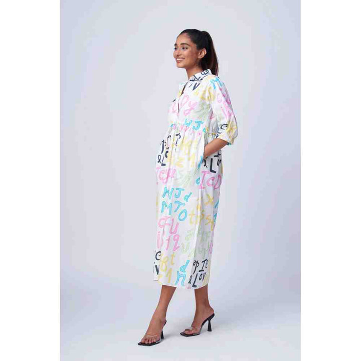 RadhaRaman Multi-Color Lkg Hkg Midi Dress