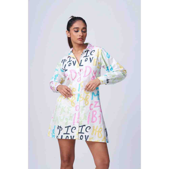 RadhaRaman Multi-Color Lkg Hkg Shirt Dress