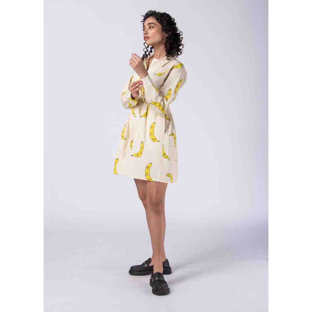 RadhaRaman Banana Short Dress