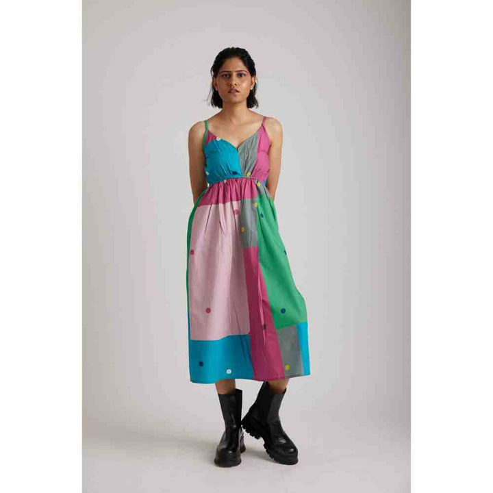 RadhaRaman Pinky Ponky Midi Dress