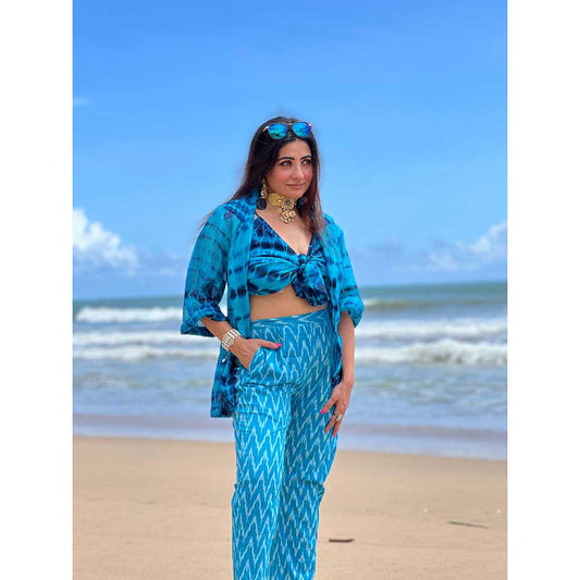 RAISHAA Bustier Cape Pants