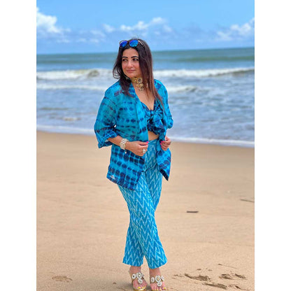 RAISHAA Bustier Cape Pants