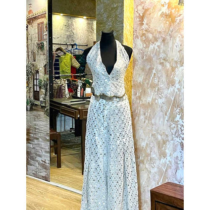 RAISHAA Lily White Sharara Sets (Set of 2)