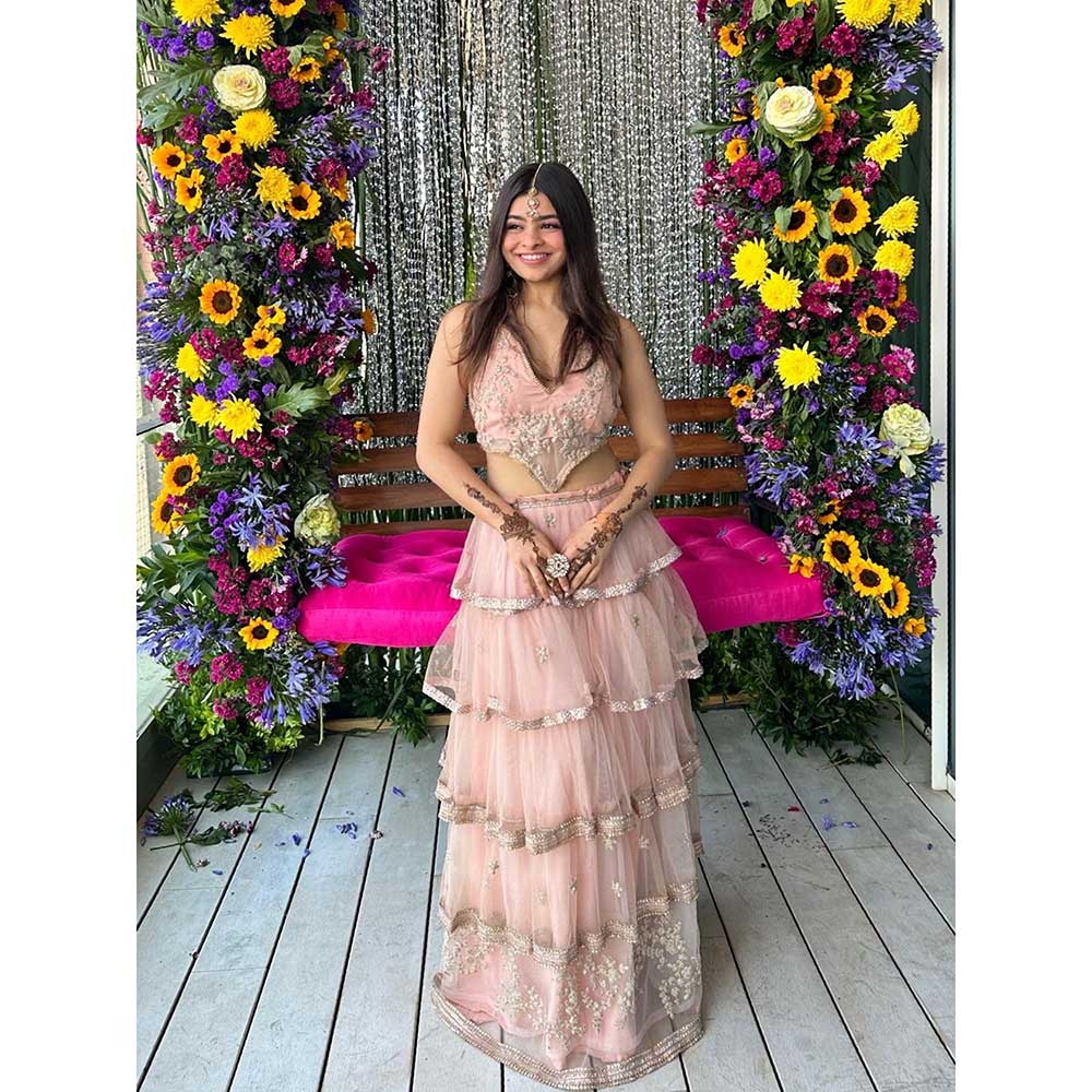 RAISHAA Pink Venus Lehenga Dress