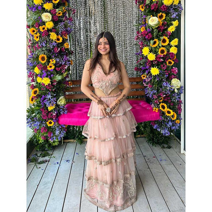 RAISHAA Pink Venus Lehenga Dress