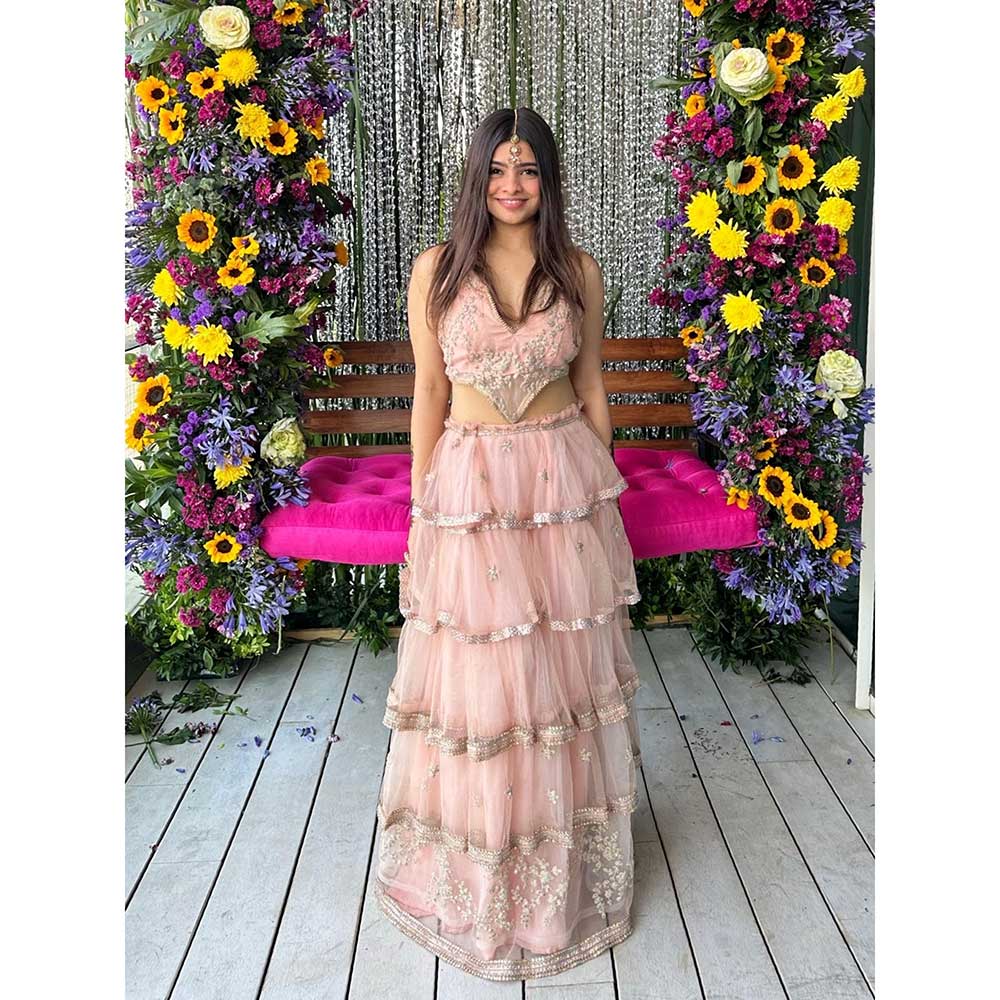 RAISHAA Pink Venus Lehenga Dress