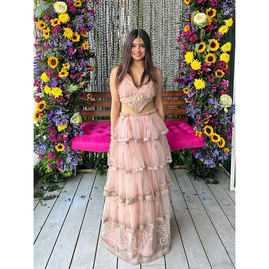 RAISHAA Pink Venus Lehenga Dress