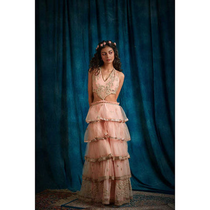 RAISHAA Pink Venus Lehenga Dress