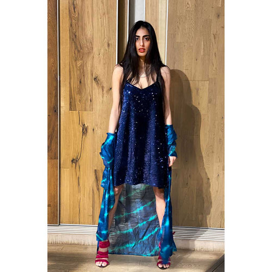 RAISHAA Blue Azure Dress