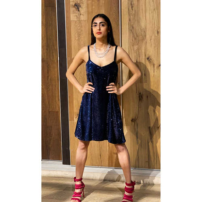 RAISHAA Blue Azure Dress