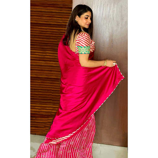 RAISHAA Ma Cherie Saree with Stitched Blouse