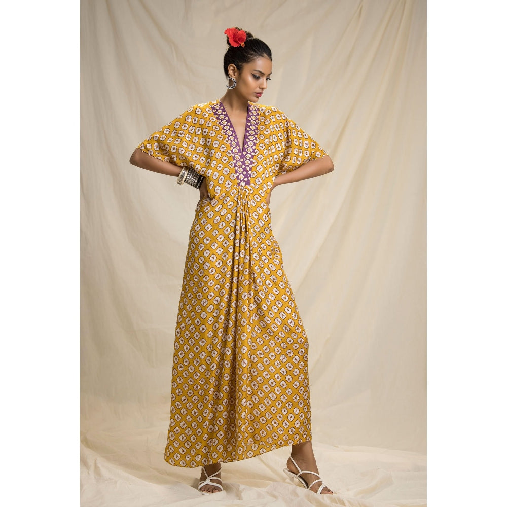 Rajdeep Ranawat Dibbia Kusum Mustard Dress