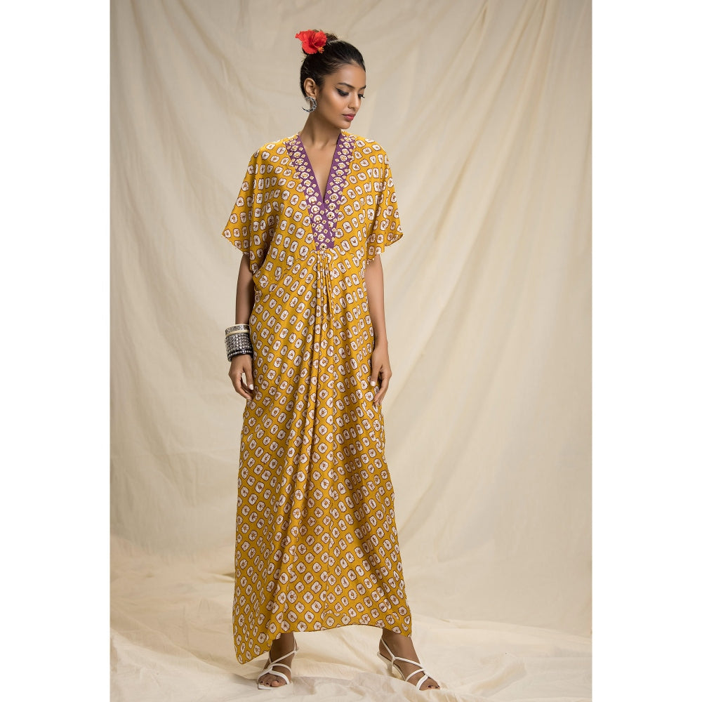 Rajdeep Ranawat Dibbia Kusum Mustard Dress