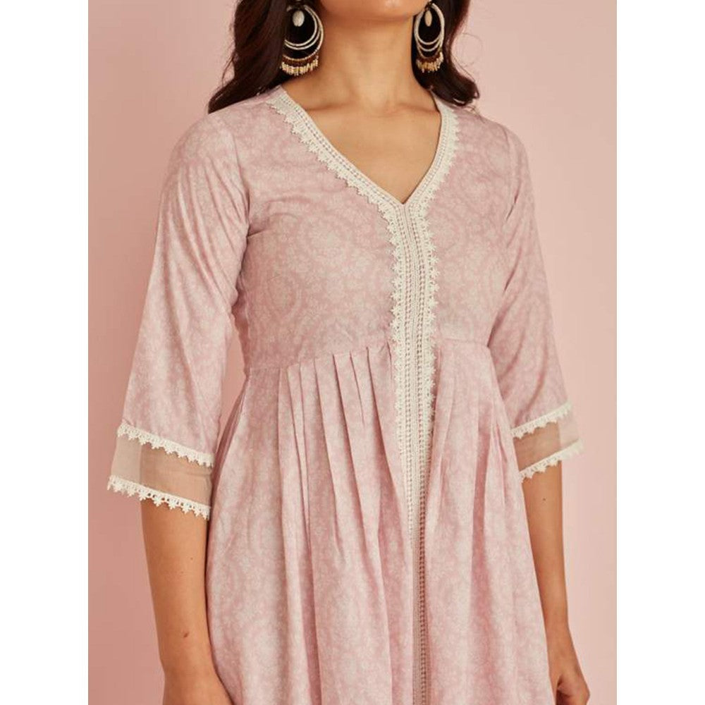 Roze Amaira Kurta (Set of 3)