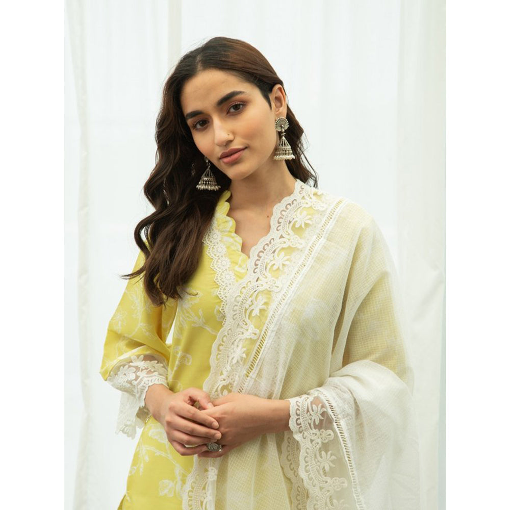 Roze Zard Dupatta