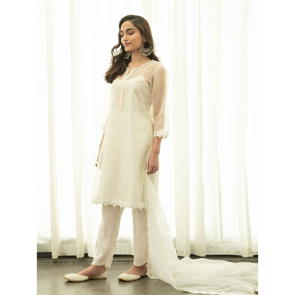 Roze Azal Kurta (Set of 3)
