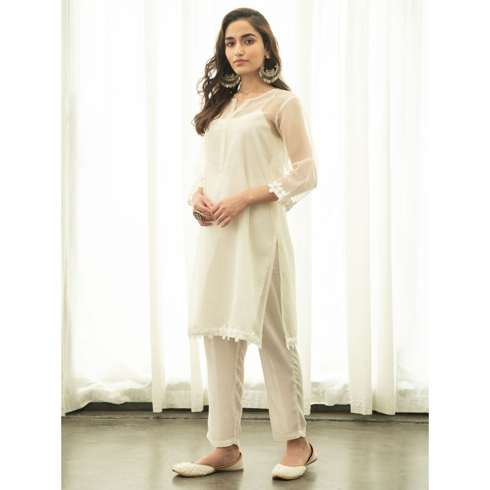 Roze Azal Kurta (Set of 3)