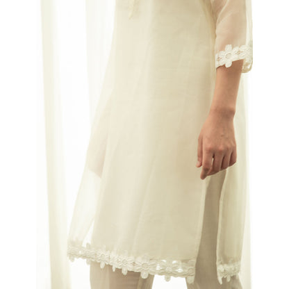 Roze Azal Kurta (Set of 3)
